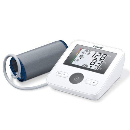 Beurer BM 27 Upper Arm Blood Pressure Monitor With Cuff Position Control And The Automatic Incorrect Usage Message With German Technology, White