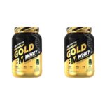 Bigmuscles Nutrition Premium Gold Whey [1Kg] 25g Protein | 11g EAA [Malai Kulfi] & Bigmuscles Nutrition Premium Gold Whey [1Kg] | Informed Choice UK Certified [Strawberry Milkshake]