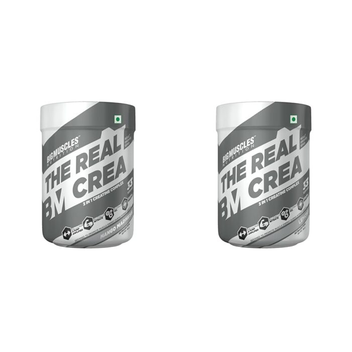 Bigmuscles Nutrition The Real Crea [100g, Mango Madness] & Bigmuscles Nutrition The Real Crea [100g, Lemony]