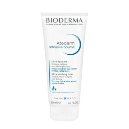 Bioderma Atoderm Intensive Baume for Very Dry to Sensitive, Irritated to Atopic Skin, Anti-itching, Ultra-soothing & Ultra-nourishing, 200ml