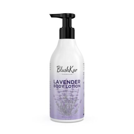 BlushKar Lavender Body Lotion 300ml | Deep Moisturizing with Shea Butter, Aloe Vera & Vitamin E | Non-Greasy, Hydrating Formula | Calming Lavender Scent | For Smooth, Soft Skin | All Skin Types