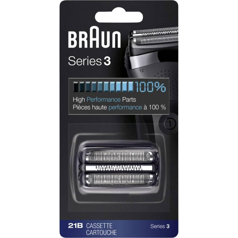 Braun Replacement for 21B Razor Razors Series 3 Black