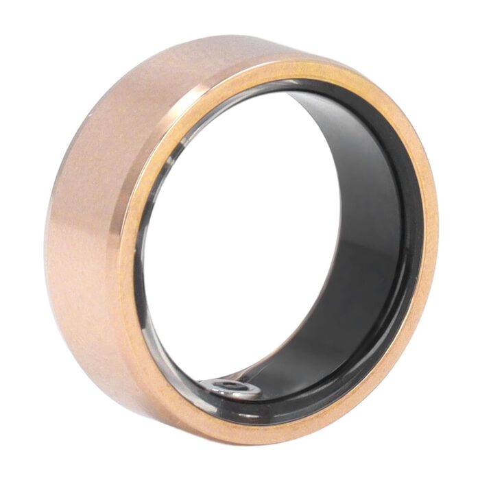 CCYLEZ Smart Health Tracker Ring, Fashion Design, IP68 Waterproof Pedometer Ring with 7 Day Battery Life, for Systems and iOS (US Size 8)
