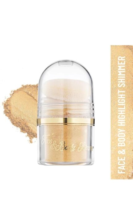 CLASSY HUDA Mini Baked Shimmer Blusher And Highlighter Palette For Face Makeup| High Coverage For Glowing For Girls & Women Natural Finish Pack Of 1.|