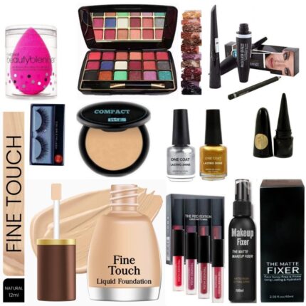 CLASSY HUDA Water Proof, Long Wearing, Long Lasting Makeup Kit [ HD Makeup Combo Kits For Women & Girls All Products In1 Makeup Kit ] Pack Of - 12.
