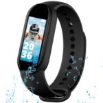 Captcha 3 Year Warranty M10 Band Bracelet/Fitband, Heart Rate Monitor Sensor OLED Bluetooth Wristband Waterproof Sports Health Activity Tracker Watch for Mens/Womens