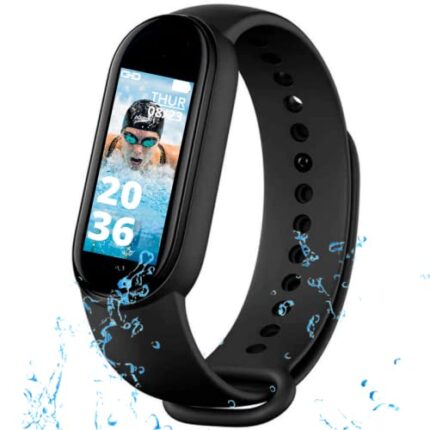 Captcha 3 Year Warranty M10 Band Bracelet/Fitband, Heart Rate Monitor Sensor OLED Bluetooth Wristband Waterproof Sports Health Activity Tracker Watch for Mens/Womens