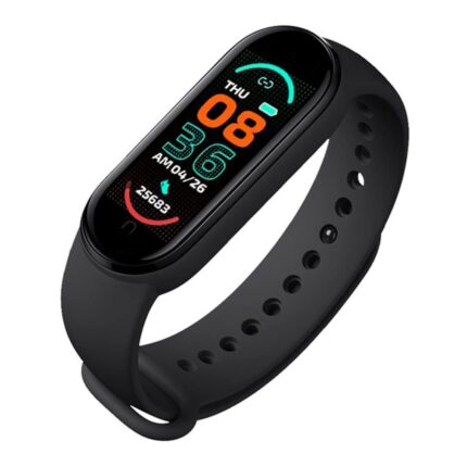 Captcha M6 Smartband: A Sporty Wristband with Heart Rate Monitoring and Versatile Activity Features, Tailored for Both Genders