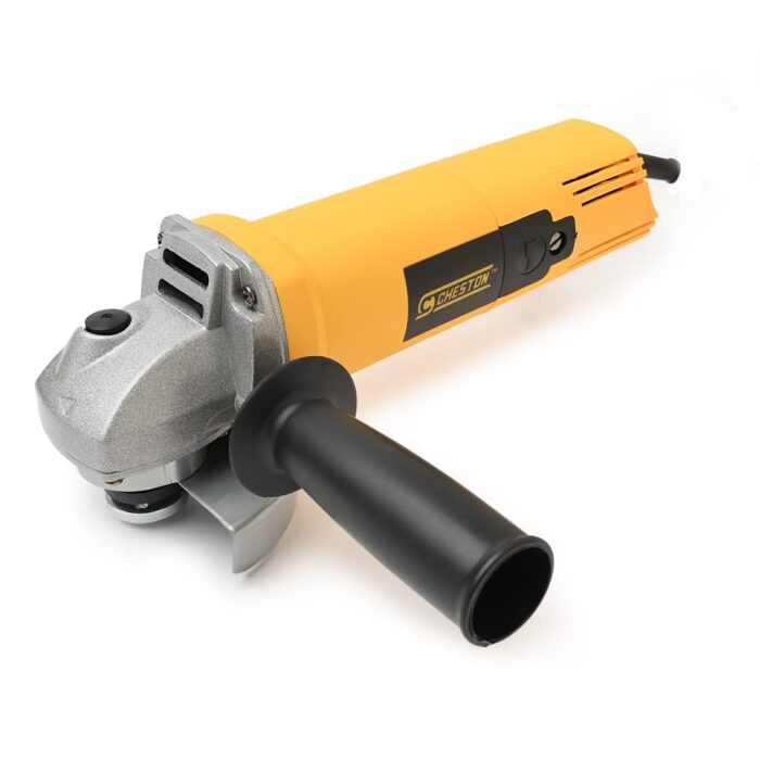 Cheston Angle Grinder for Grinding, Cutting, Polishing (4 inch-100mm), 720W Yellow Grinder Machine with Auxiliary Handle..vb