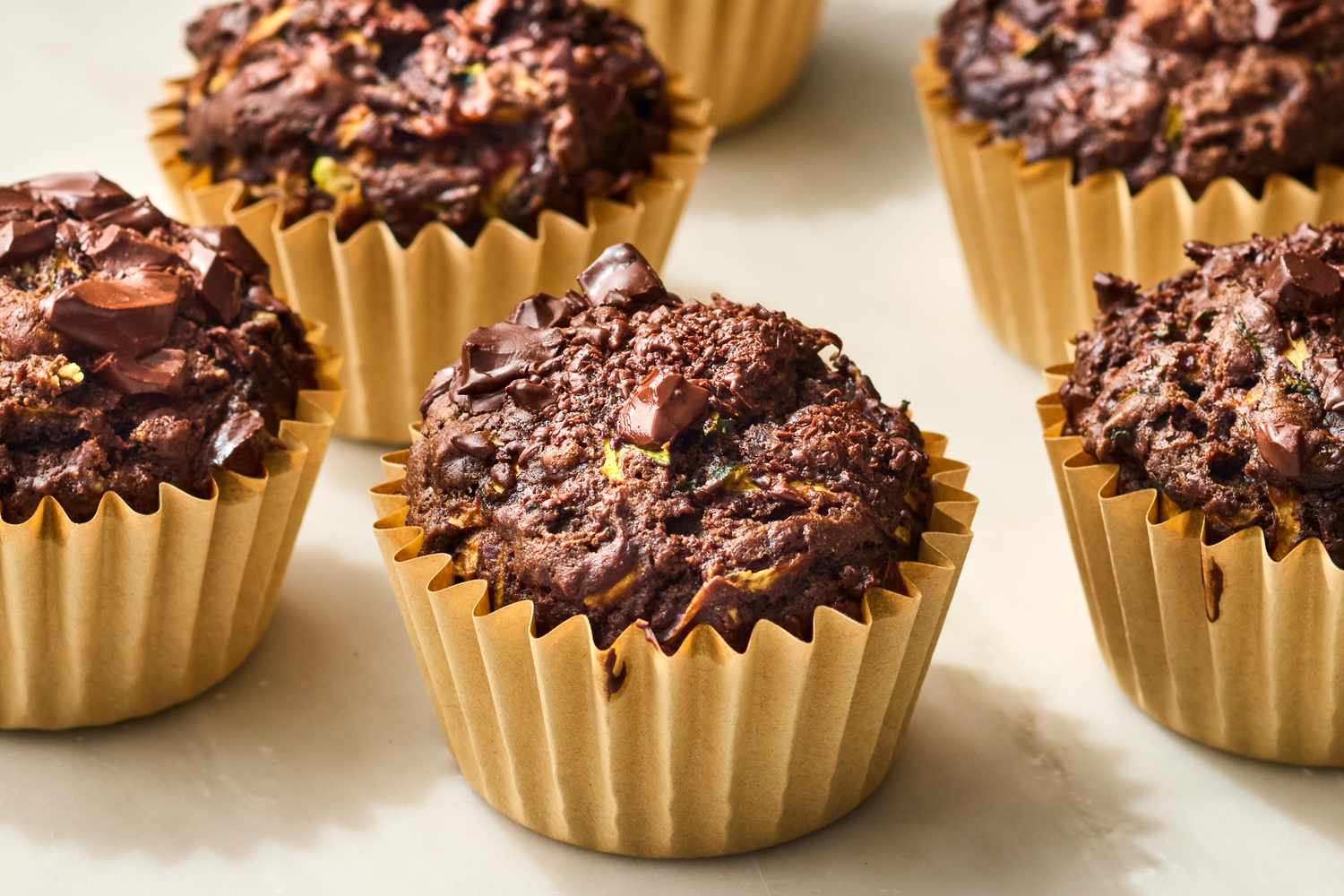 Chocolate Zucchini Muffins