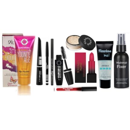 Classyhuda Professional Waterproof HD Makeup Kit Combo For Girls And Women Full Set With All Products Daily And Beauty Parlour Use Pack Of- 10