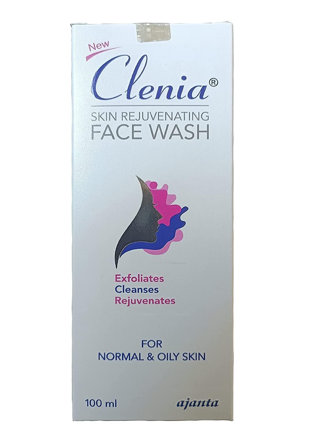 Clenia Skin Rejuvenating Face Wash 100ml | For Dry & Dull Skin | Hydrates, Exfoliates & Softens with 1% Salicylic Acid