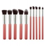 ClubBeauty Professional Makeup Brush Set of 10, Foundation Brush Powder Brush Eyeshadow Brushes (Pink)