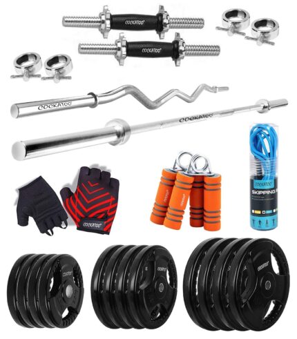 Cockatoo Home Gym-RP Rubber Professional Home Gym Set, Senior 30kg