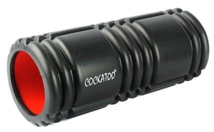 Cockatoo Imported GRIDD Foam Roller, Massage Therapists (Black)