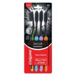 Colgate Charcoal Gentle Deep Cleaning Toothbrush - 4 Pieces (Slim Soft)