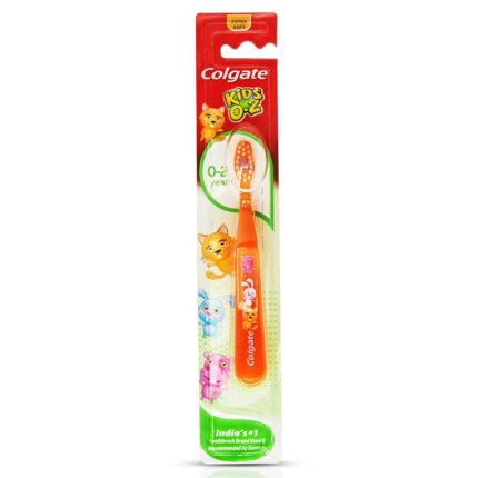 Colgate Kids 0-2 Years Toothbrush, Manual, Kid Multicolor 1 Piece