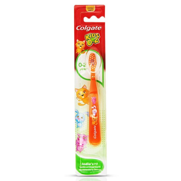 Colgate Kids 0-2 Years Toothbrush, Manual, Kid Multicolor 1 Piece