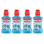 Colgate Maxfresh Plax Antibacterial Mouthwash, 24/7 Fresh Breath, 0% Alcohol - 250ml, (Pepper Mint) (Pack of 4)