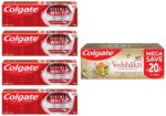 Colgate Visible White Teeth Whitening Toothpaste, Pack Of 400G(100G X 4) & Swarna Vedshakti Ayurvedic Cavity Protection, Bad Breath Treatment Toothpaste - 400Gm