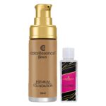 Coloressence True Tone Premium Foundation with SPF | Enriched with Vitamin-E | Waterproof Full Coverage Formula for Photo Finish Look | Free Micellar Water included | Warm Natural