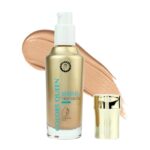 Colors Queen Airbrush Foundation with Primer | Lightweight High Coverage Liquid Foundation | Ultra Creamy Dewy Foundation for Women Enriched with Hyaluronic Acid & Aloevera (02 - Rose Blush, 55ml)