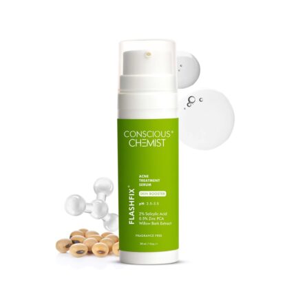 Conscious Chemist 2% Salicylic Acid Serum | 30ml | Face Serum for Acne, Blackheads & Opne Pores, Reduce Excess Oil & Bumpy Texture, BHA Based Exfoliant for Acne, Face Serum for Men & Women - Flashfix