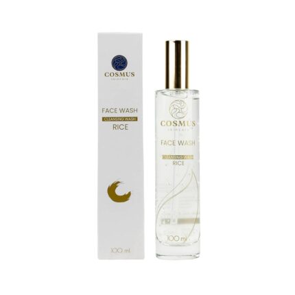 Cosmus Rice Face Wash for Glowing Glass Skin | Gentle Non-Foaming Cleanser | Hydrating, Brightening & Toning | French Skincare Formulation | For All Skin Types | 100ml