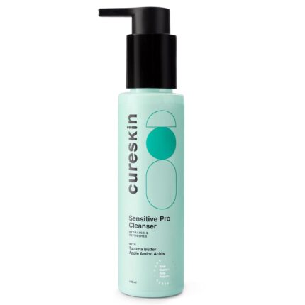 Cureskin Sensitive Pro Cleanser with Tucuma Butter & Apple Extracts for Sensitive Skin Face Wash (100 ml (Pack of 1))