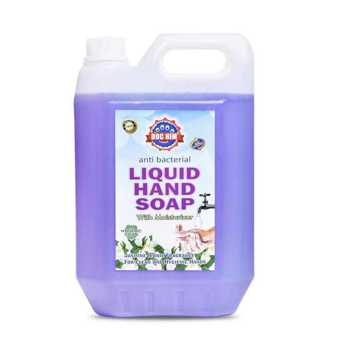 DOC HIM Jasmine Anti-bacterial Liquid Hand Soap with moisturizer 5 Ltr