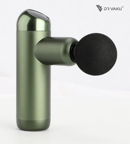 DR VAKU Pain Relief Gun Massager with 4 Massage Heads & 5 Intensities, Large muscle,shoulder,Neck and Full body, Portable Device,USB-C Charging,3000rpm power & 2000mAh Battery,Powerful Massager-Black