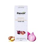 Deewal Red Onion + Moroccan Hair Oil - Strengthening Hair Oil | Natural 100% chemical free| Promotes Hair Growth & Reduces Hair Fall | 100ml