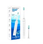 Dentiden Pro S1 Rechargeable Electric Toothbrush, 6 Modes, 36000 Vibrations/Min, 2 Brush Heads, 60 days Battery life, Dupont Bristles, Sonic Vibration, Low Noise, 30 Sec Quadrant Reminder