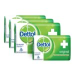 Dettol Original Soap, 3x75g with Free Soap, 75g