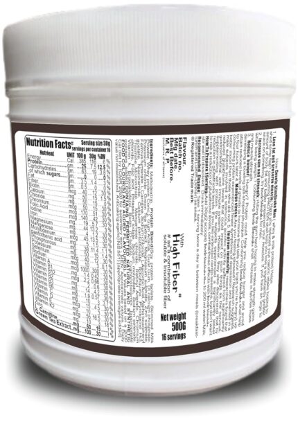 Develo Men's Only Formula for Weight Management, High Protein Slim Shake – 500 g Chocolate