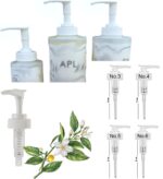 Dispenser Pumps for Holiday Hair Fix, Olaplex No. 3, No. 4, No. 5 & No. 6, Limited Edition Gift Set for 3 oz Bottles, Short Dispenser Pumps Only by Ultra Beauty Essentials