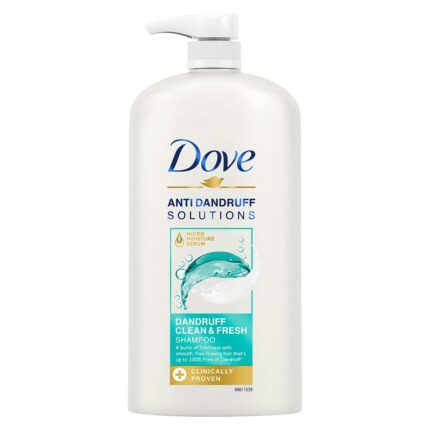 Dove Dandruff Clean & Fresh Shampoo for Dry, Itchy & Flaky Scalp, 1 Litre