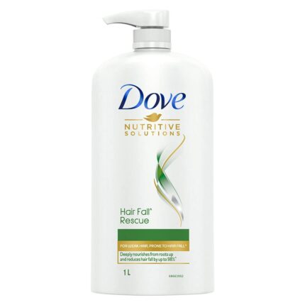 Dove Hair Fall Rescue Shampoo 1 L|| For Damaged Hair|| Hair Fall Control for Thicker Hair - Mild Daily Anti Hair Fall Shampoo for Men & Women
