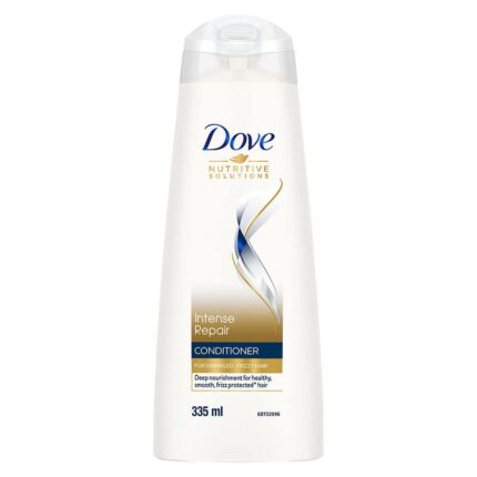 Dove Intense Repair Conditioner 335 ml, With Keratin Actives to Smoothen Dry and Frizzy Hair - Deep Conditions Damaged Hair for Men & Women & Daily Shine Conditioner, 340 ml