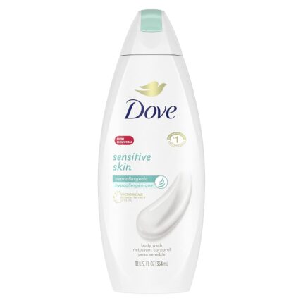 Dove Sensitive Skin Uncented Beauty Body Wash 12 Oz