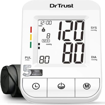 Dr Trust (USA) Fully Automatic Icheck Digital Blood Pressure BP Monitor Machine with Mdi Technology (White)
