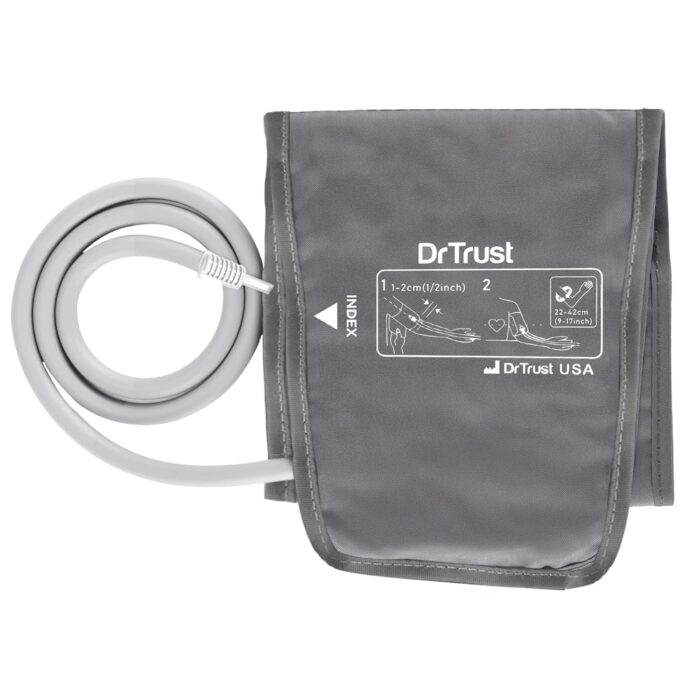 Dr Trust USA Upper Arm BP Monitor Cuff Size of 22-42 cm For Blood Pressure Measurements, Durable, Soft & Comfortable BP Machine Cuff