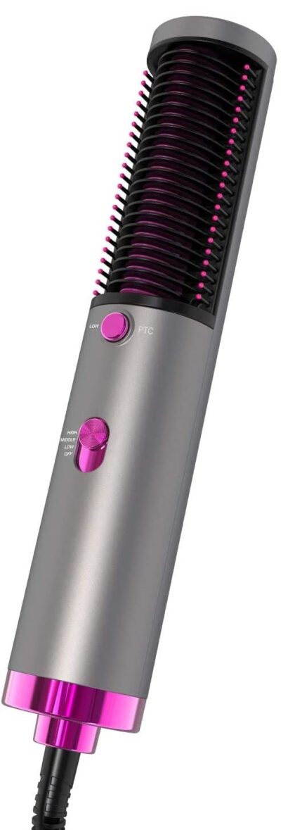 Drumstone (10 years warranty) 3 in 1 (Multi-function) Professional Hot-Air Brush for Fast Hair Drying for Salon style Straightening Comb Hairdryer/Hairstyling Tool Hot Air Blower and Volumizer