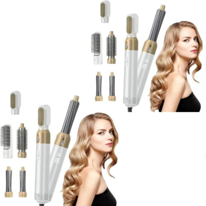 Drumstone 【12 YEARS WARRANTY】【BUY ONE GET ONE FREE】 Designed for convenience, the 5-in-1 Hair Dryer Brush features a lightweight and ergonomic design for comfortable handling. Its swivel cord