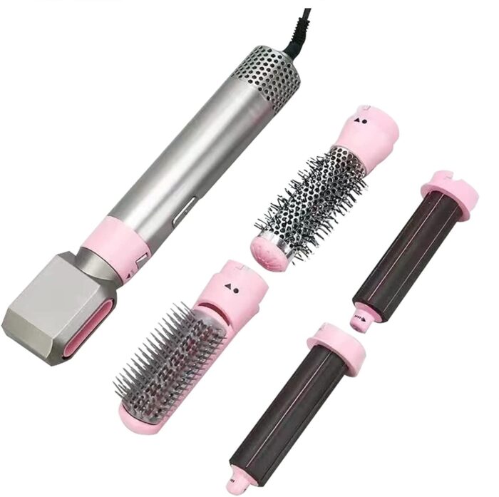 Drumstone 【BUY ONE GET ONE FREE】 The 5-in-1 Hair Dryer Brush (BabyPink), your ultimate all-in-one haircare solution combining the functions of a hair dryer,hot air brush,styler_M3