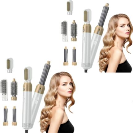 Drumstone 【BUY ONE GET ONE FRE】 Designed for convenience, the 5-in-1 Hair Dryer Brush features a lightweight and ergonomic design for comfortable handling. Its swivel cord_M26