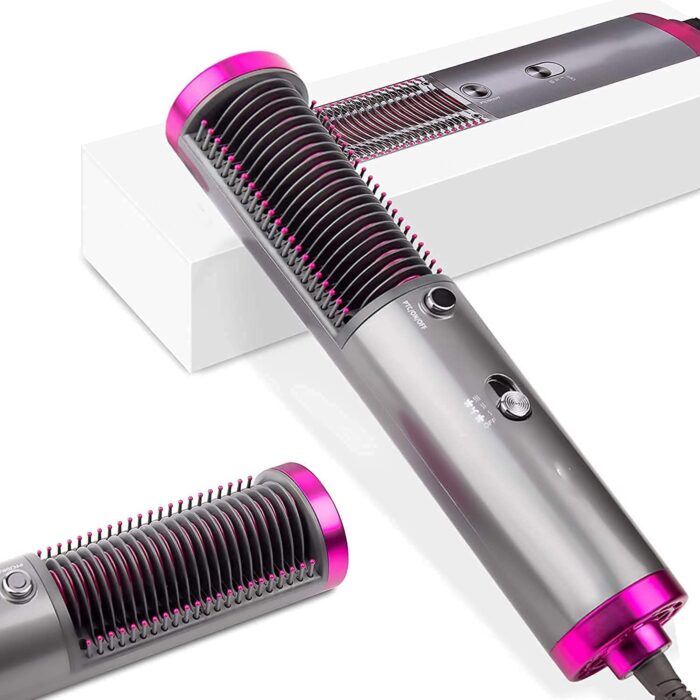 Drumstone 𝟏𝟓-𝐘𝐞𝐚𝐫 𝐖𝐚𝐫𝐫𝐚𝐧𝐭𝐲 3-in-1 Multi-Function Hot-Air Blow Brush – Professional Hair Dryer, Volumizer, Straightener & Styling Tool, for Beauty Enthusiasts