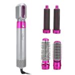 Drumstone 𝟏𝟓 𝐘𝐞𝐚𝐫𝐬 𝐖𝐚𝐫𝐫𝐚𝐧𝐭𝐲 5-in-1 Hair Dryer and Air Brush - Multi-Functional Hot Air Hair Dryer Styling Tool for Straightening, Curling, & Volumizing Shinny Hair.