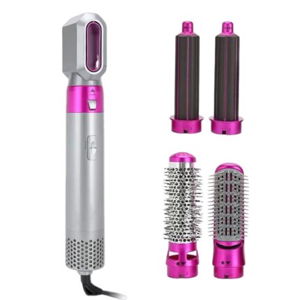 Drumstone 𝟏𝟓 𝐘𝐞𝐚𝐫𝐬 𝐖𝐚𝐫𝐫𝐚𝐧𝐭𝐲 5-in-1 Hair Dryer and Air Brush - Multi-Functional Hot Air Hair Dryer Styling Tool for Straightening, Curling, & Volumizing Shinny Hair.