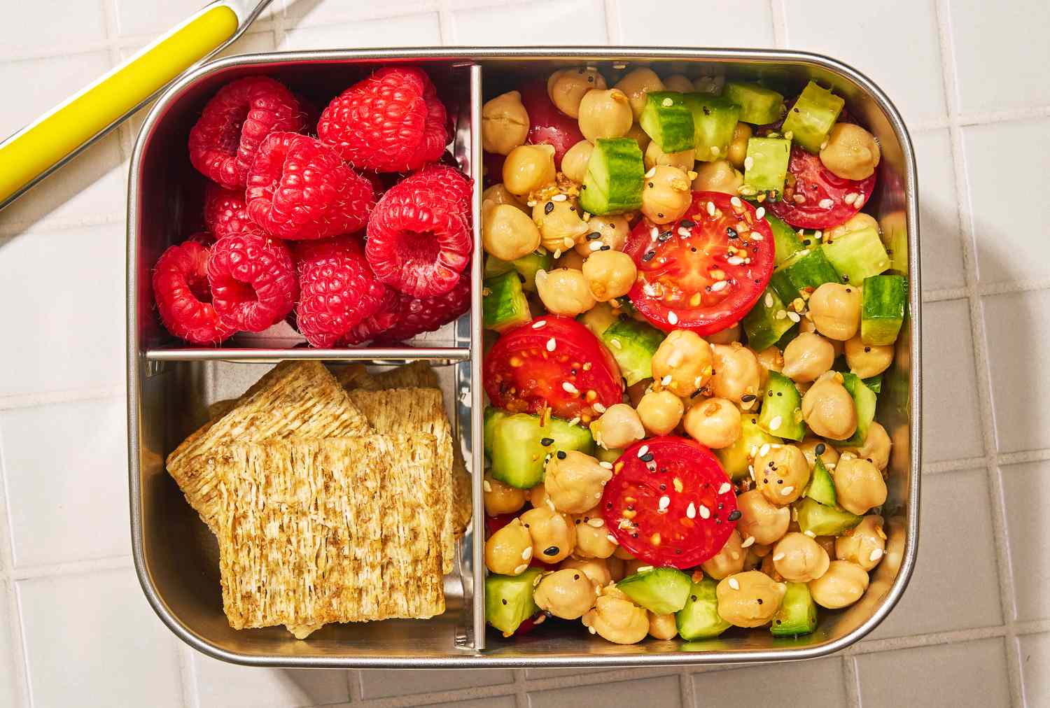 Easy Chickpea Salad Lunch Box